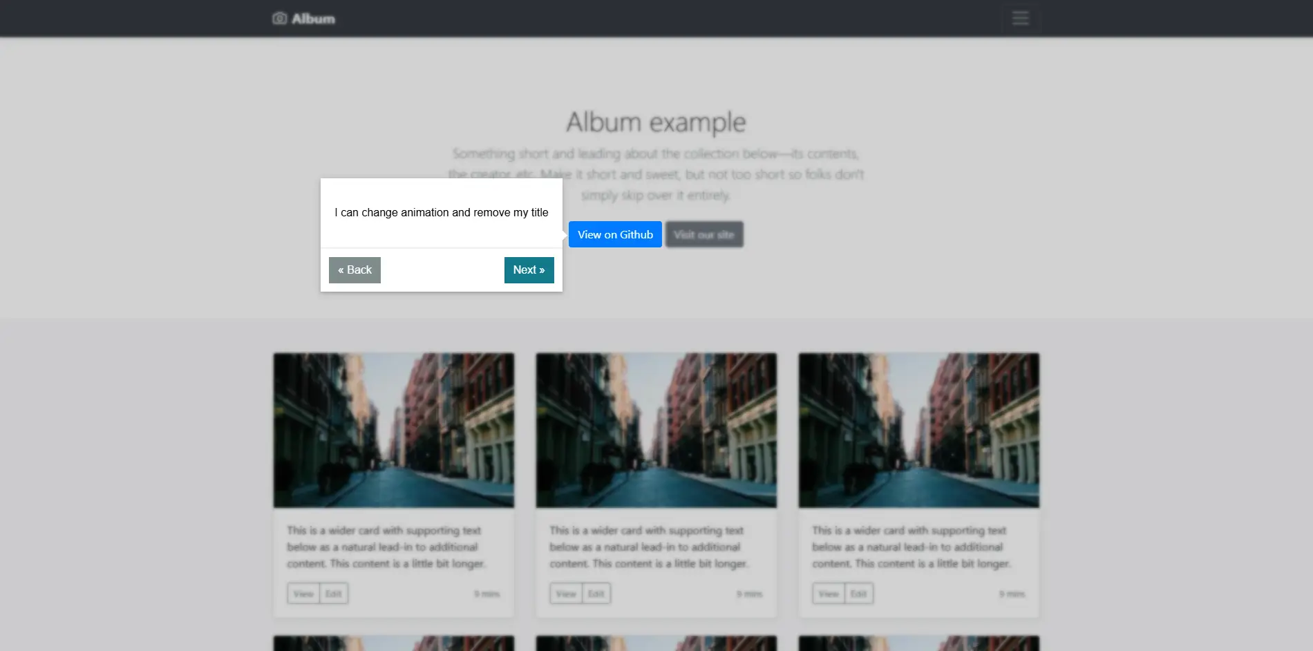 MentorJS demonstration website